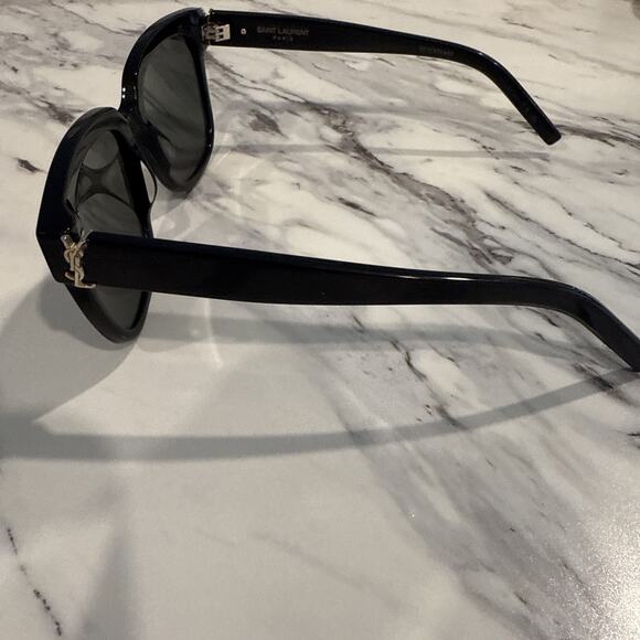 SAINT LAURENT Sunglasses Wellington BLK BLK Men's SLM40 003 54□18-140 - Picture 3 of 7